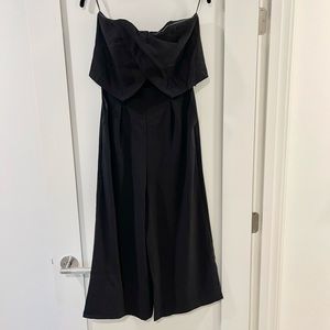 Express Wideleg Strapless Cutout Jumpsuit